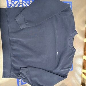 Vintage 2000s Nike Embroidered Mini Swoosh Crewneck Men's XL Faded Blue